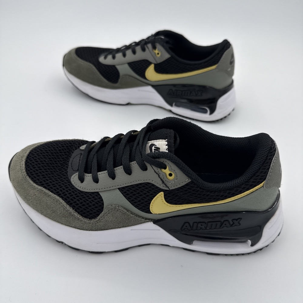 Nike Air Max SYSTM (GS) Boys Youth 7Y Stucco & Saturn Gold Low Top - Picture 4 of 6